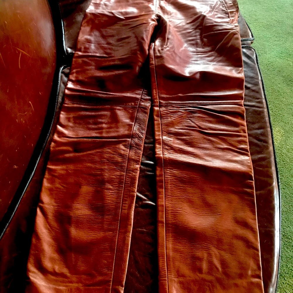 Jean Paul Gautier leather pants